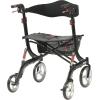 image:imageDrive Medical 10266HDBK Nitro Heavy Duty Foldable Rollator Walker with Seat Black